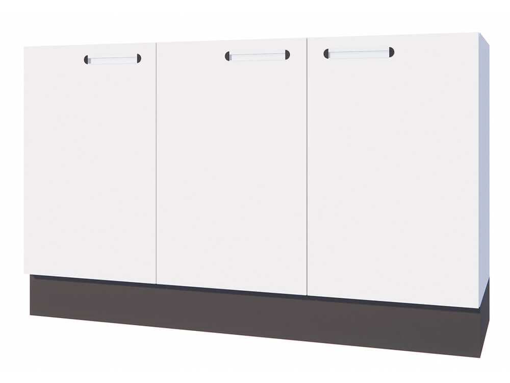 Featured image for “Plintonderkast 3 draaideuren 1500 mm”