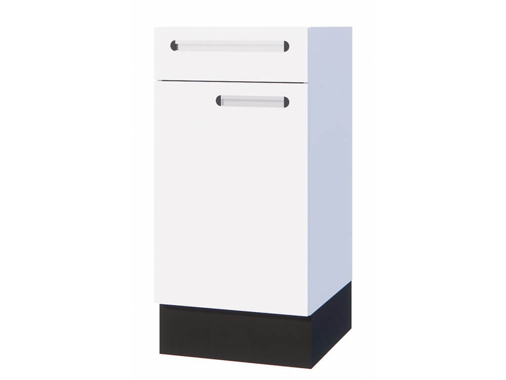 Featured image for “Plintonderkast deur + lade rechts 450 mm”