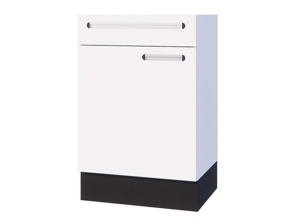 Featured image for “Plintonderkast deur+lade rechts 600 mm”