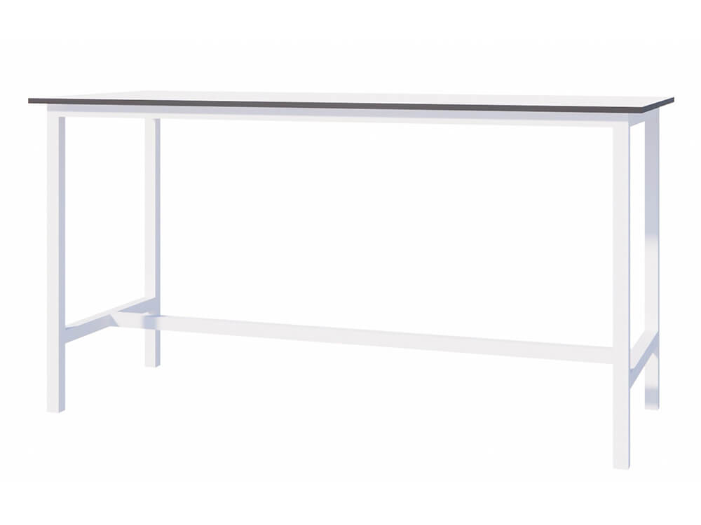 Featured image for “Vrij staande tafel H-frame 1800 mm”